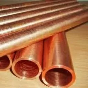 Труби мідні по сплаву Cu-ETP,  Cu-DHP,  Cu-Of,  Cu-OFE,  CuAg0, 10(OF)
