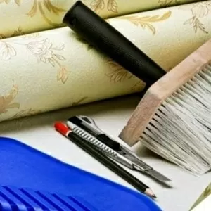 ​Поклейка шпалер Київ Шпаклівка стін 