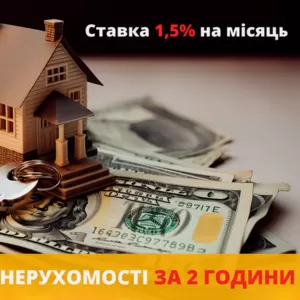 Кредит під заставу нерухомості від 