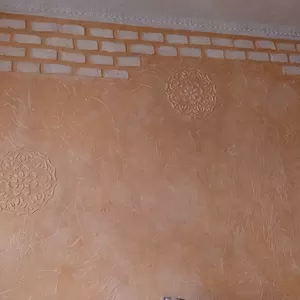 внутренняя декоративная отделка,   обои.откосы. шпатлевка. ламинат.