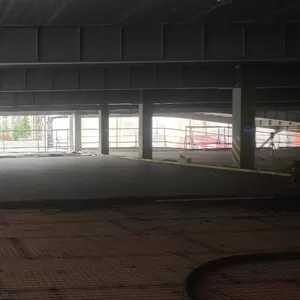 Влаштування цементно-піщаної стяжки та плоских дахів