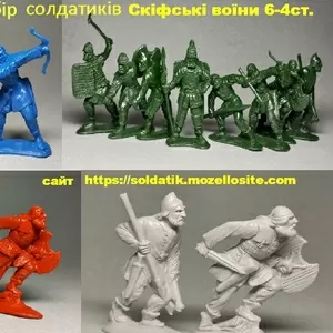 Солдатики игровой набор 8шт Скифские воины 6-4ст. игрушки,  фигурки