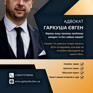 Юридична допомога у складних життєвих ситуаціях.