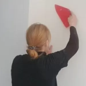 Поклейка шпалер Бузова Чайки Святошин 