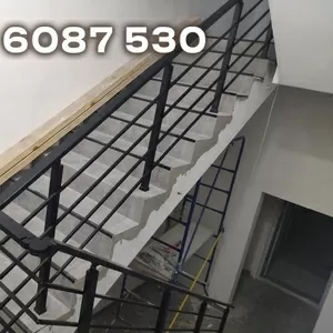 Стеклянные ограждения для лестниц и балкона террас