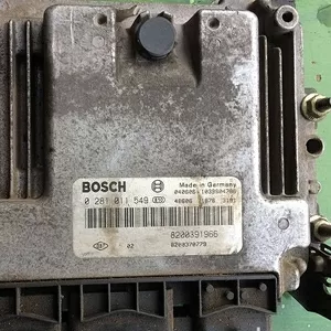 Б/у блок управления двигателем Renault Megane Scenic 2,  1.9dci,  8200391966,  8200370779,  0281011549