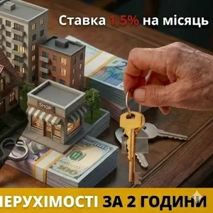Кредит під заставу нерухомості у Києві: до 20 млн грн без довідок про 