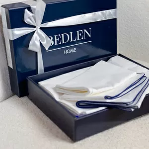 Високоякісна постільна білизна перкаль Premium White - Bedlen Home
