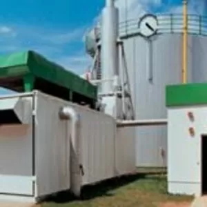 Газовий генератор 100 квт,  паливо деревна щепа,  тріска,  SMART-NRG 
