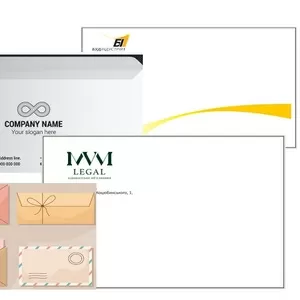 Друк конвертів з індивідуальним дизайном