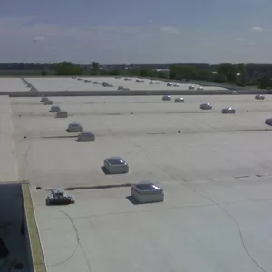 Работы по установке мембранной кровли и гидроизоляции,  фасадные работы