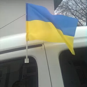 флаги и флагштоки автомобильные