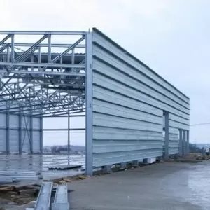 строительные и монтажные работы,  металлоконструкции, склады, ангары