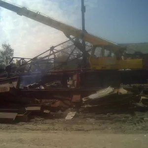 Демонтаж металлических конструкций на металлолом