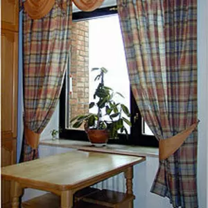 пошив  тюли, штор, ламбрекенов .