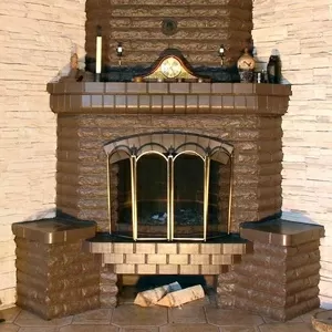 Камины кирпичные!