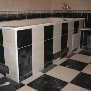 Укладка керамической тплитки. Плиточные работы любой сложности.