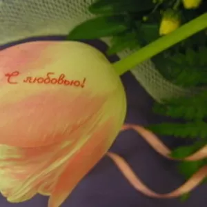 Наклейки на цветы,  говорящие цветы,  пленка для наклеек на цветы